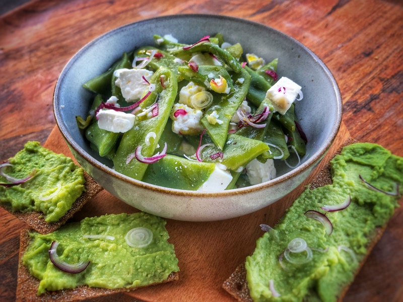 Bohnensalat und Guacamole | zeitfensterblog